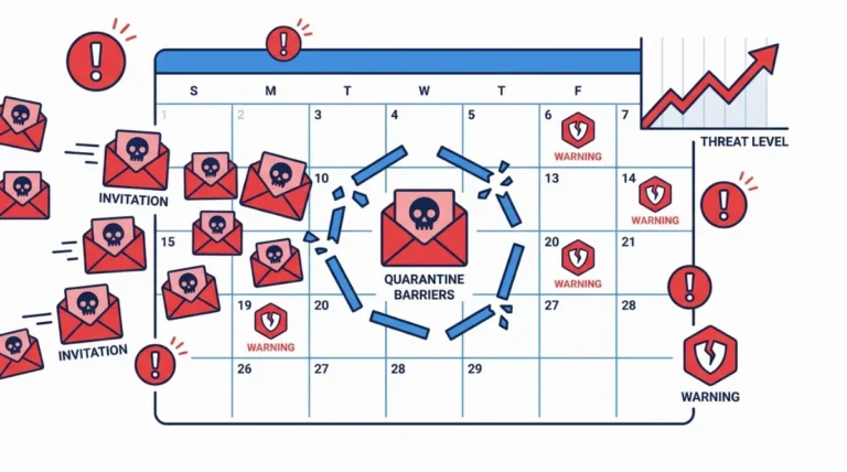 Invitations calendrier piégées : une cybermenace qui explose de 1216%